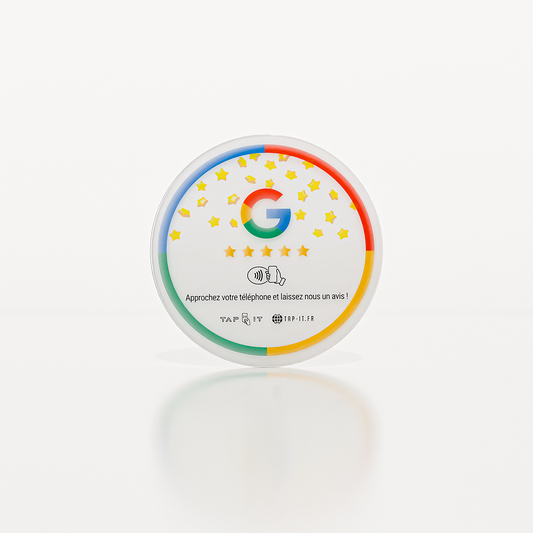 Plaque Avis Google Ronde