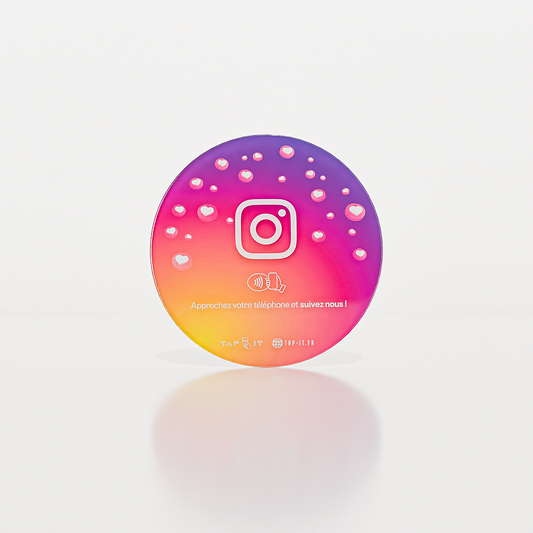 Plaque Instagram Ronde