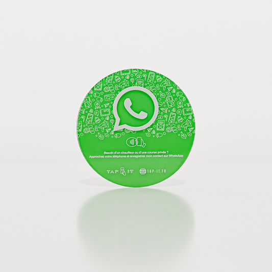 Plaque WhatsApp VTC Ronde